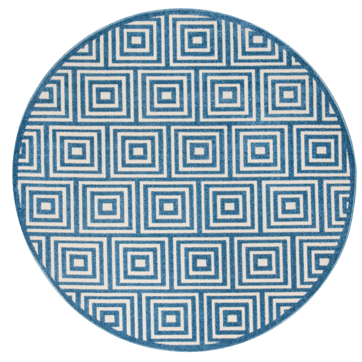 SAFAVIEH Cottage COT941K Cream / Light Blue Rug Image 4