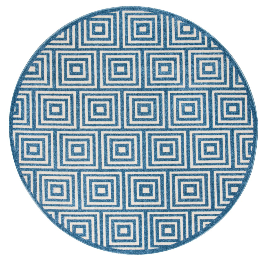 SAFAVIEH Cottage COT941K Cream / Light Blue Rug Image 1