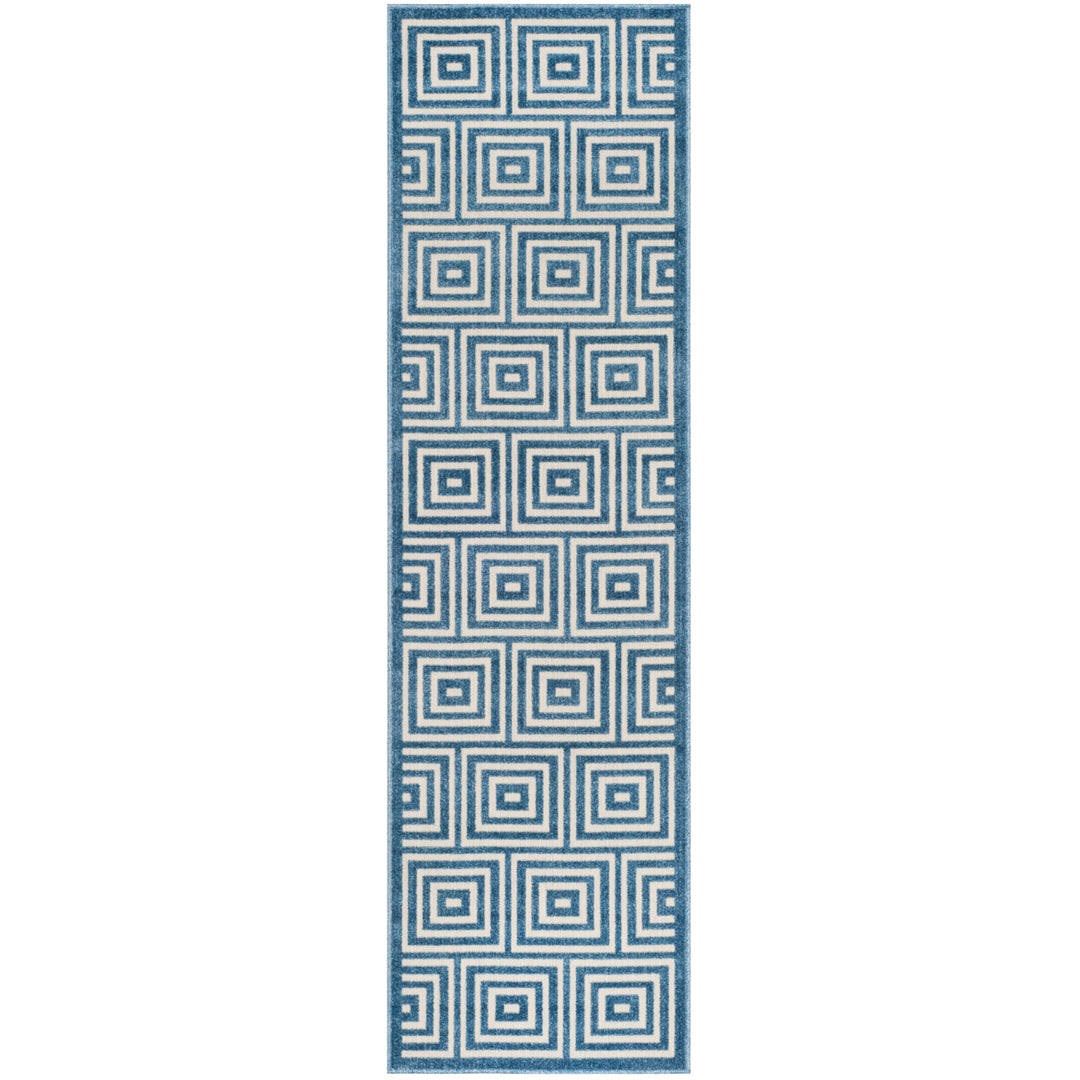 SAFAVIEH Cottage COT941K Cream / Light Blue Rug Image 5