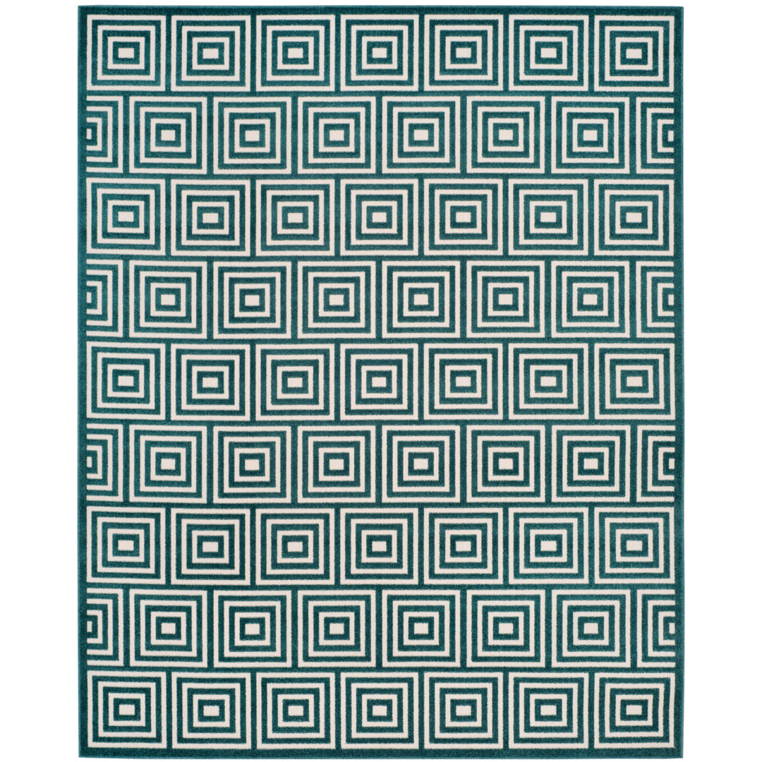 SAFAVIEH Cottage COT941S Cream / Turquoise Rug Image 1