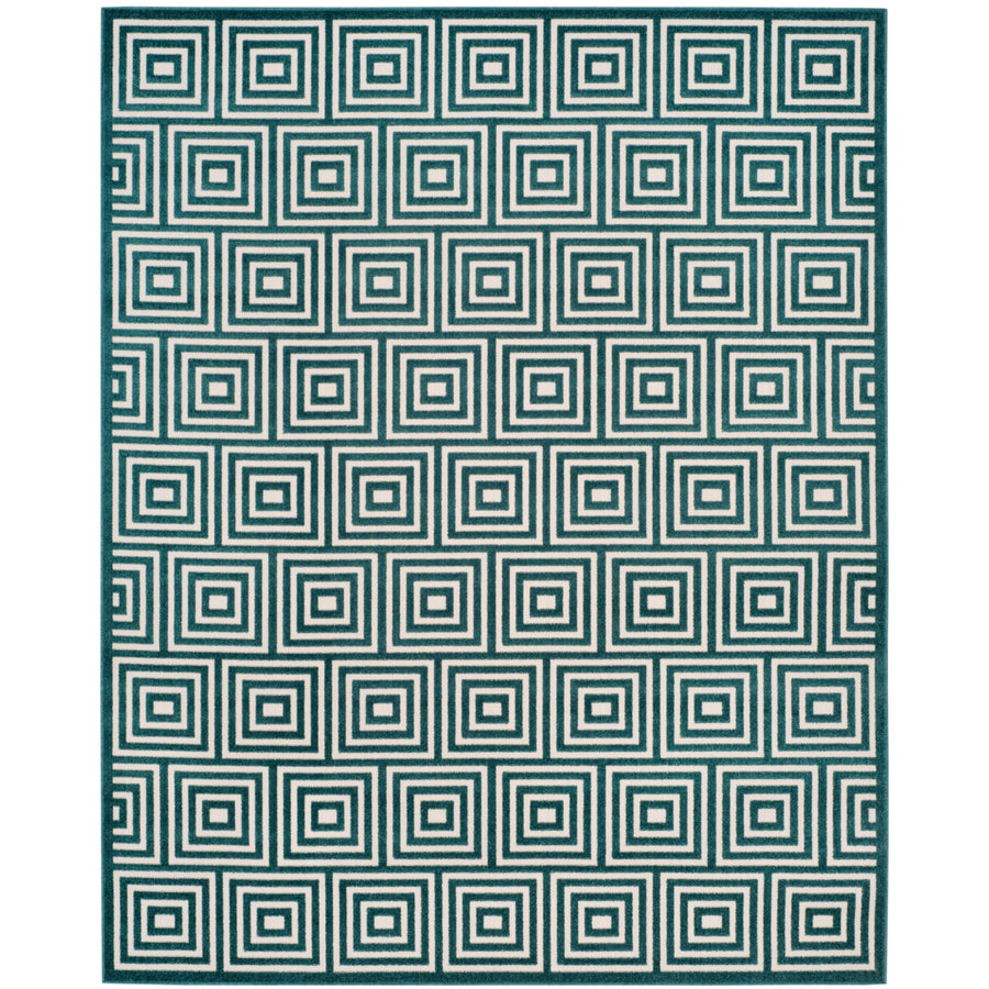 SAFAVIEH Cottage COT941S Cream / Turquoise Rug Image 1