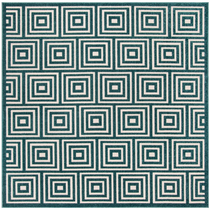 SAFAVIEH Cottage COT941S Cream / Turquoise Rug Image 6