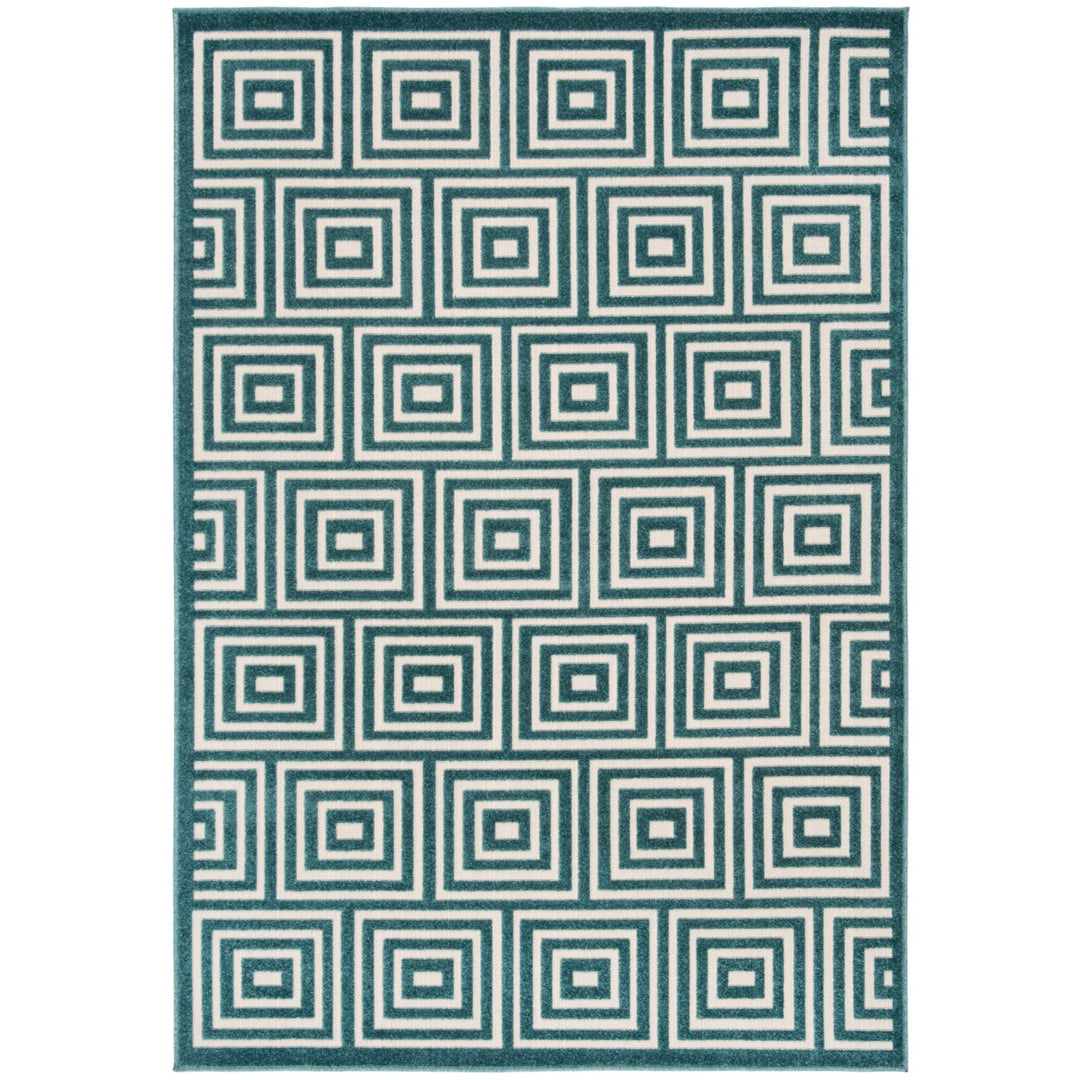 SAFAVIEH Cottage COT941S Cream / Turquoise Rug Image 9