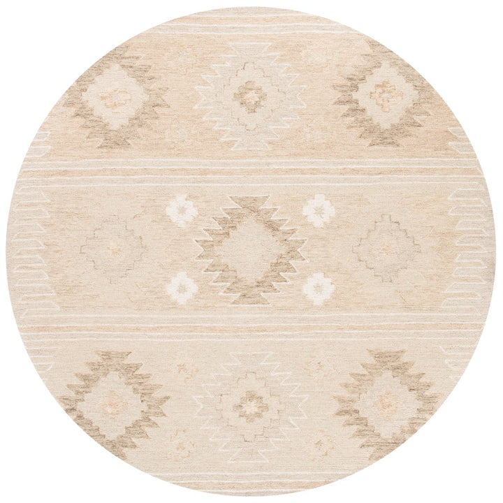 SAFAVIEH Capri Collection CPR203B Handmade Beige Rug Image 4