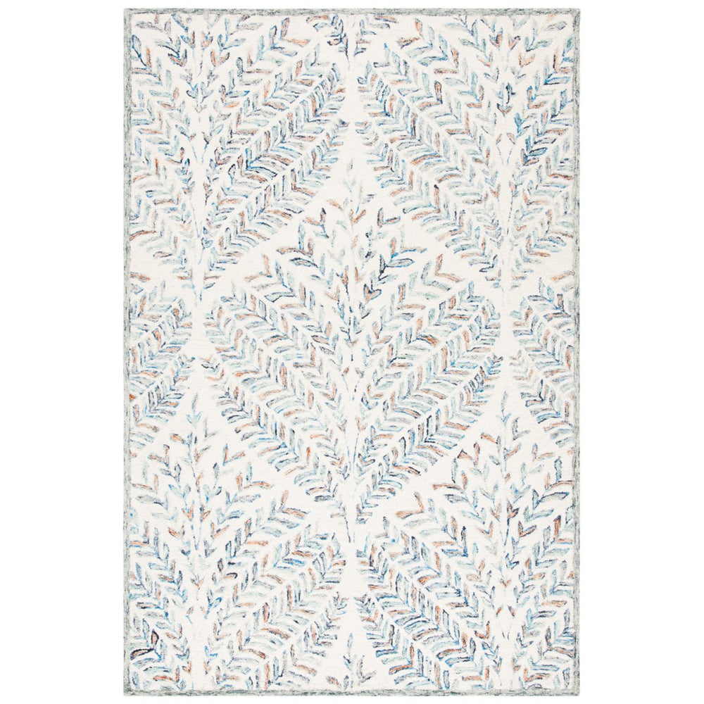 SAFAVIEH CPR208A Capri Ivory / Blue Image 2