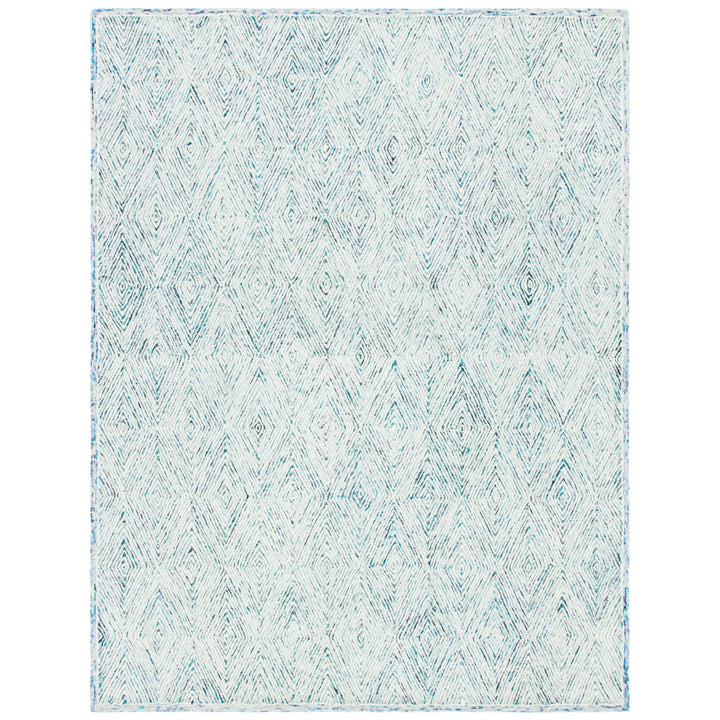 SAFAVIEH Capri CPR213M Handmade Blue / Ivory Rug Image 1