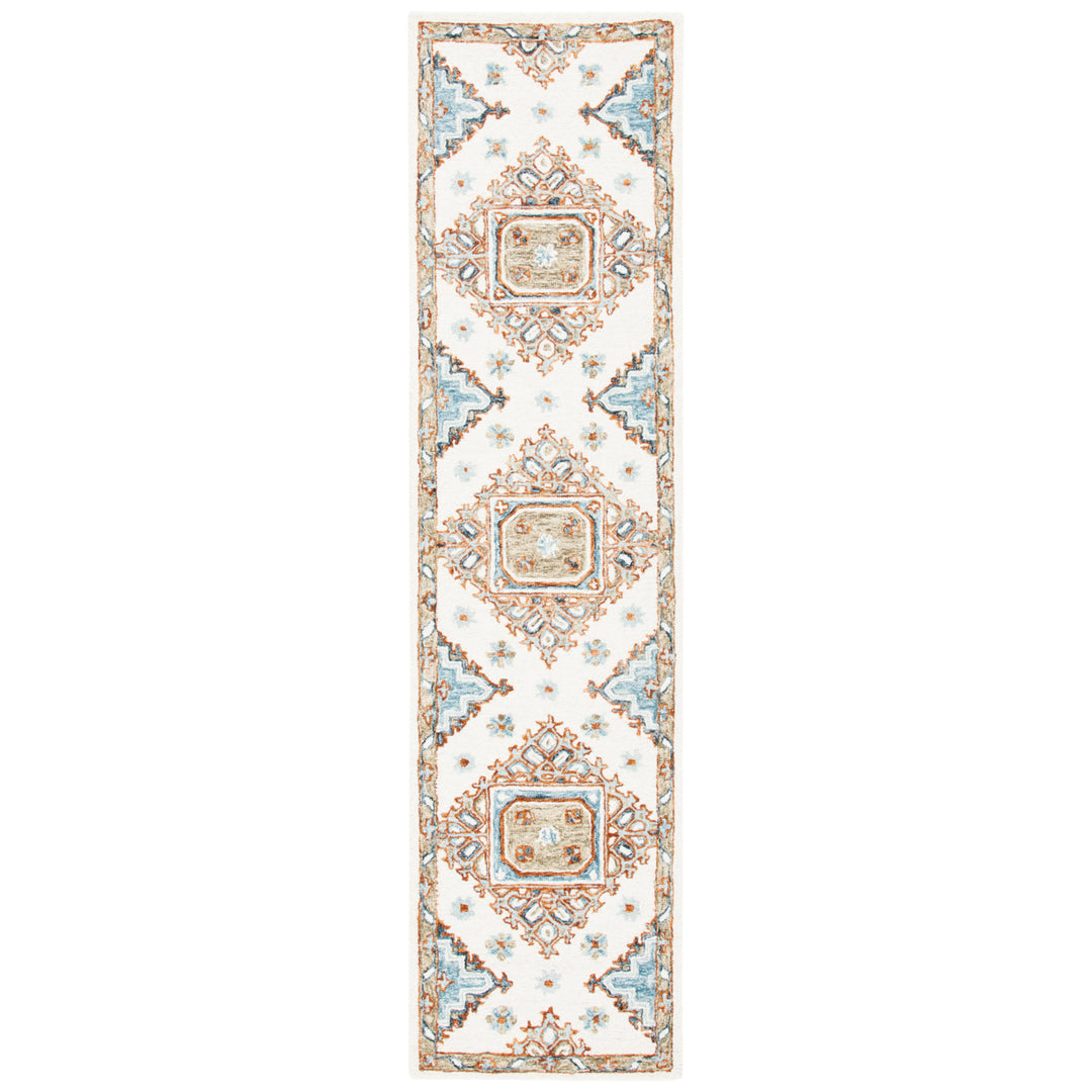 SAFAVIEH Capri CPR209A Handmade Ivory / Rust Rug Image 3