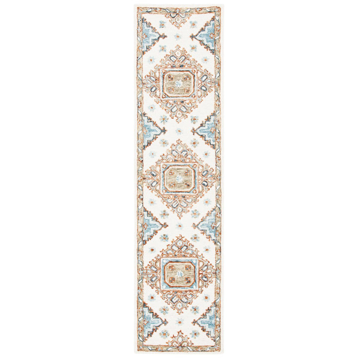 SAFAVIEH Capri CPR209A Handmade Ivory / Rust Rug Image 1