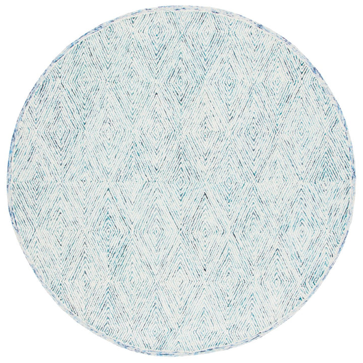 SAFAVIEH Capri CPR213M Handmade Blue / Ivory Rug Image 1