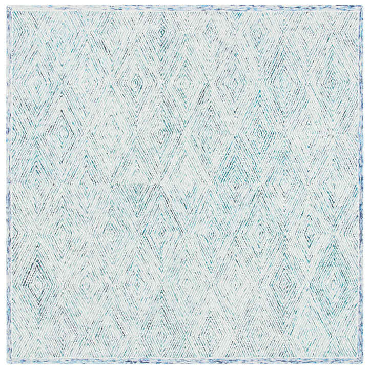 SAFAVIEH Capri CPR213M Handmade Blue / Ivory Rug Image 6