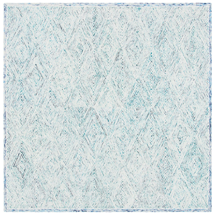 SAFAVIEH Capri CPR213M Handmade Blue / Ivory Rug Image 1