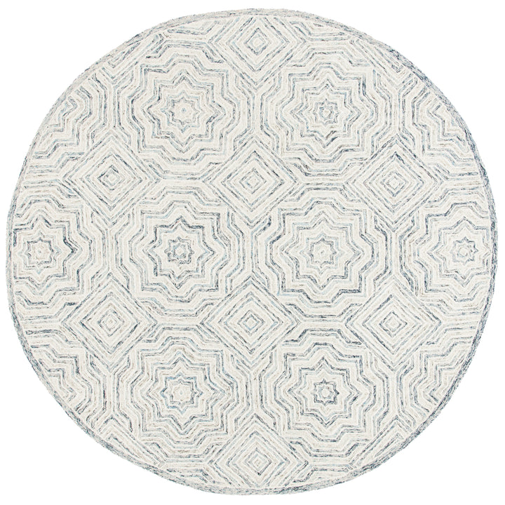 SAFAVIEH Capri CPR215B Handmade Beige / Blue Rug Image 4