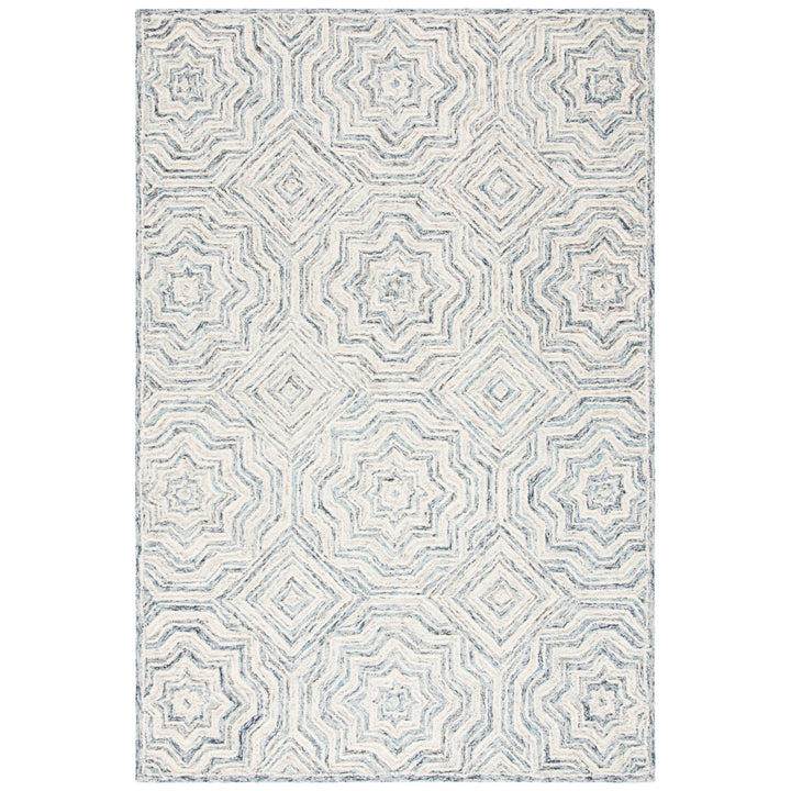 SAFAVIEH Capri CPR215B Handmade Beige / Blue Rug Image 8