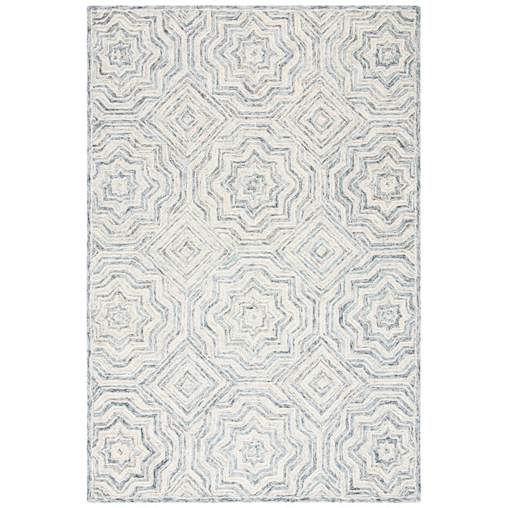 SAFAVIEH Capri CPR215B Handmade Beige / Blue Rug Image 1