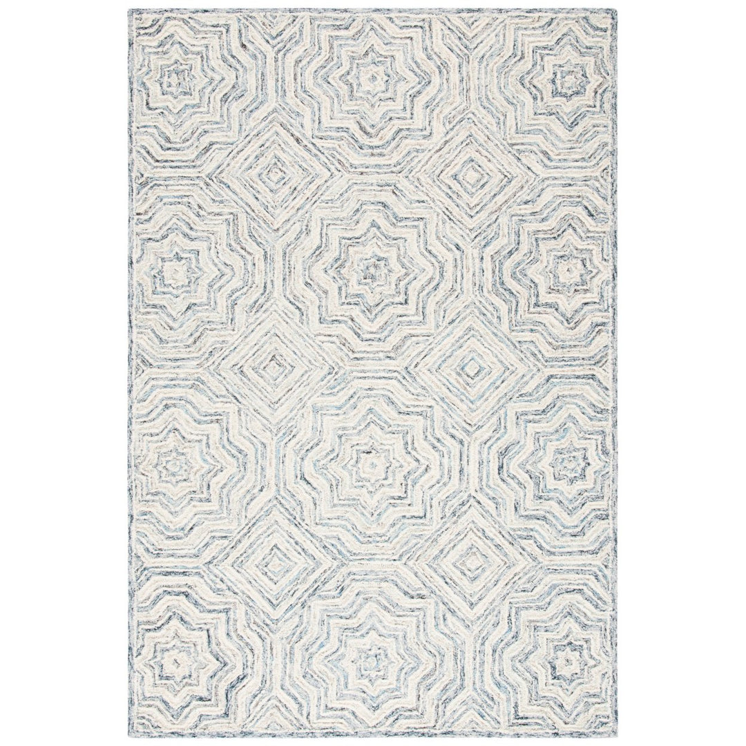 SAFAVIEH Capri CPR215B Handmade Beige / Blue Rug Image 1