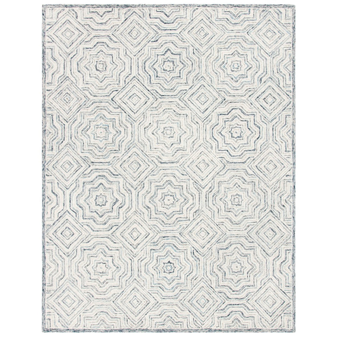 SAFAVIEH Capri CPR215B Handmade Beige / Blue Rug Image 1