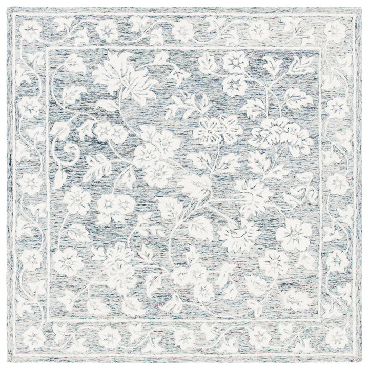 SAFAVIEH Capri CPR216M Handmade Blue / Ivory Rug Image 6