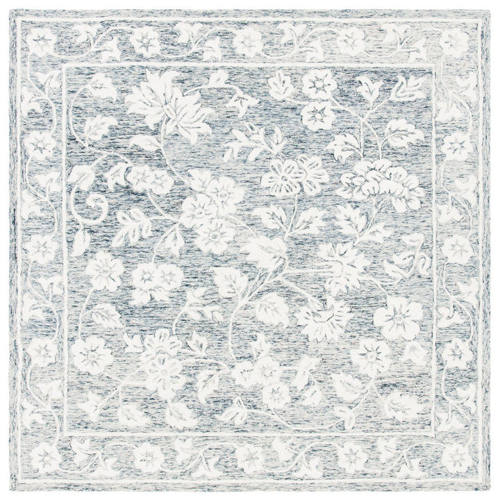 SAFAVIEH Capri CPR216M Handmade Blue / Ivory Rug Image 1