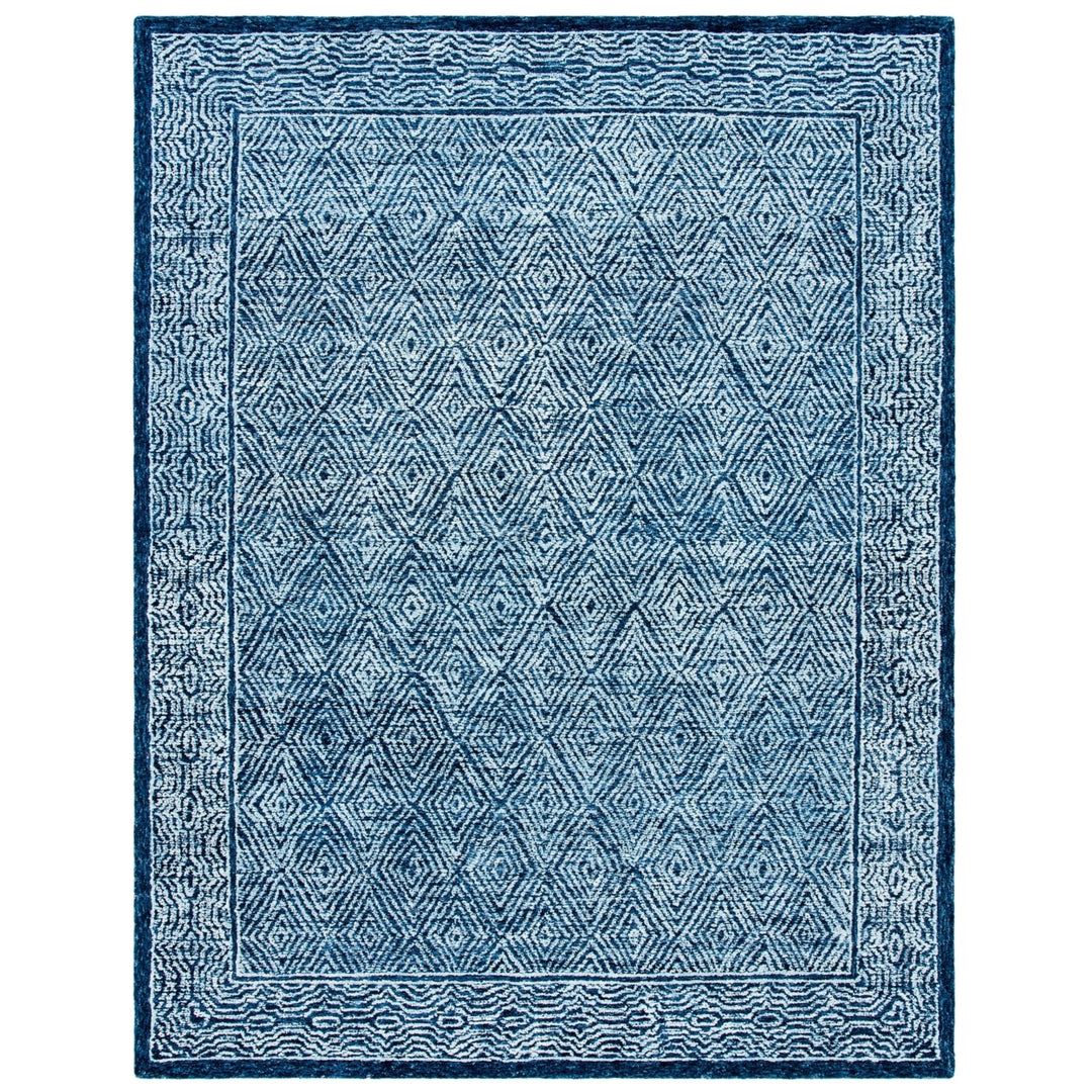 SAFAVIEH Capri Collection CPR217N Handmade Navy Rug Image 1