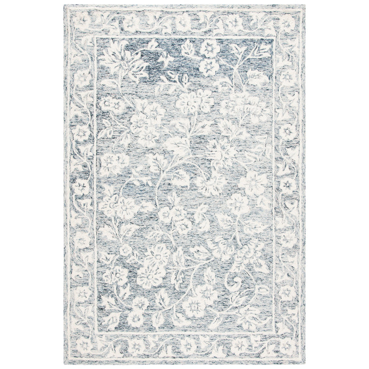 SAFAVIEH Capri CPR216M Handmade Blue / Ivory Rug Image 1