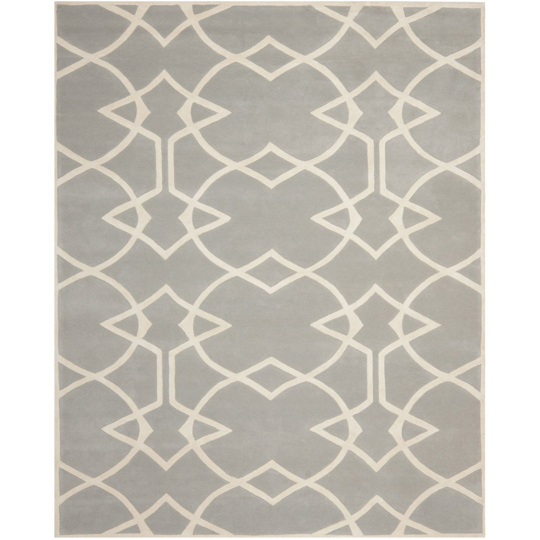 SAFAVIEH Capri CPR343A Handmade Grey / Ivory Rug Image 1