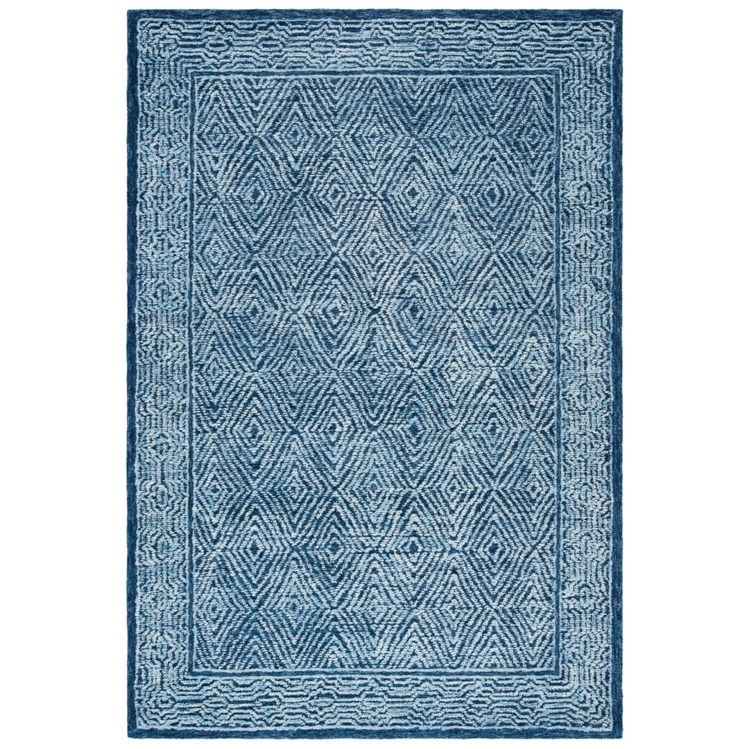 SAFAVIEH Capri Collection CPR217N Handmade Navy Rug Image 10