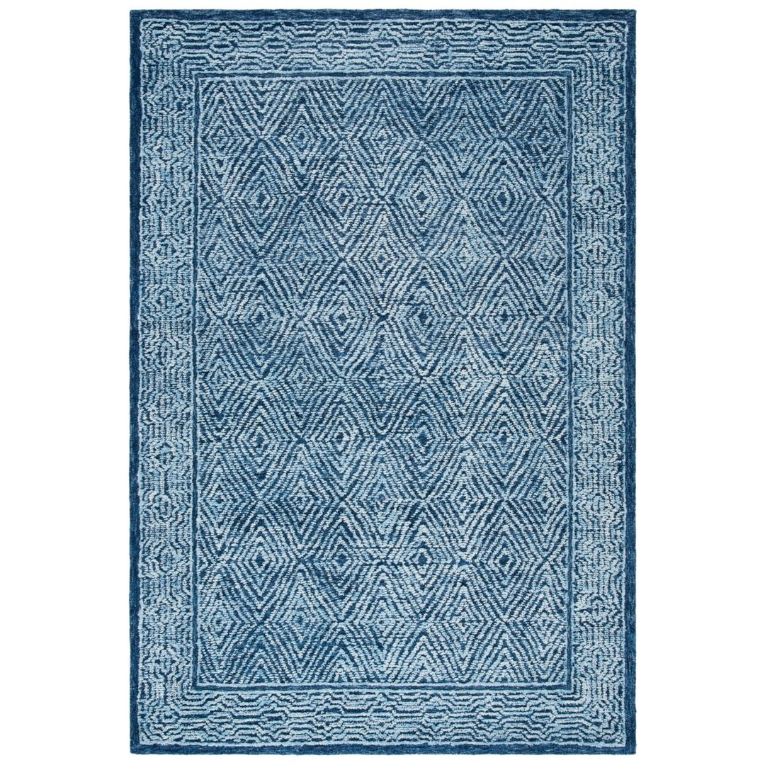 SAFAVIEH Capri Collection CPR217N Handmade Navy Rug Image 1