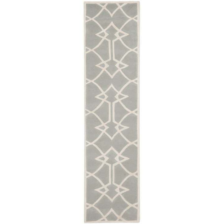 SAFAVIEH Capri CPR343A Handmade Grey / Ivory Rug Image 6