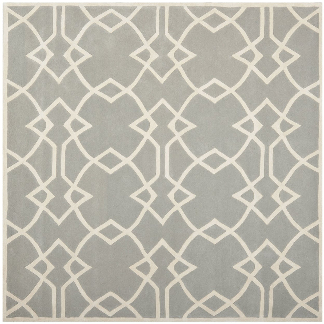 SAFAVIEH Capri CPR343A Handmade Grey / Ivory Rug Image 7