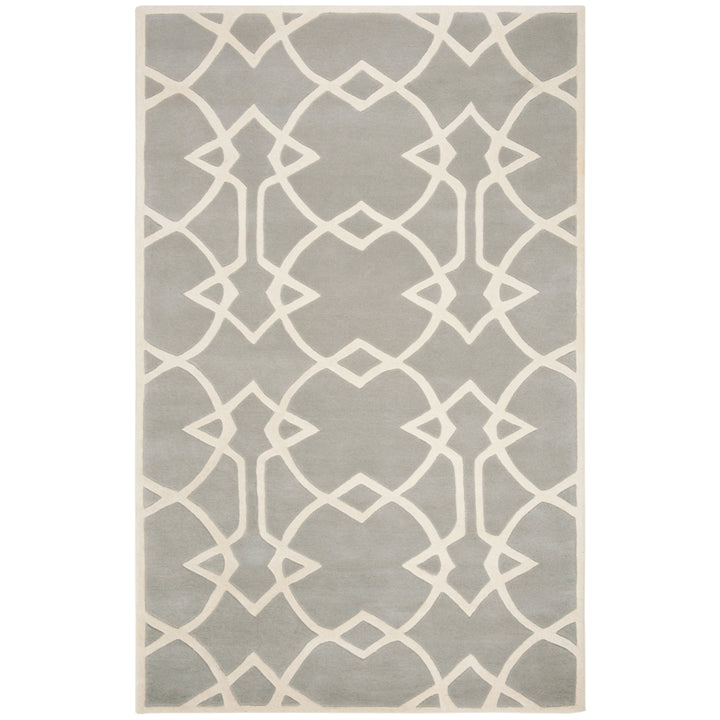 SAFAVIEH Capri CPR343A Handmade Grey / Ivory Rug Image 11