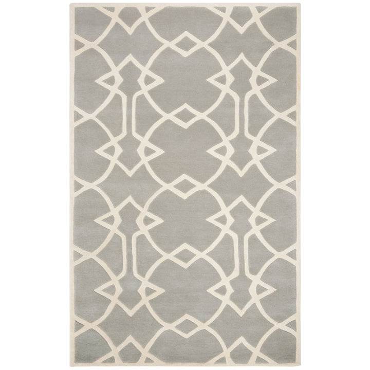 SAFAVIEH Capri CPR343A Handmade Grey / Ivory Rug Image 1