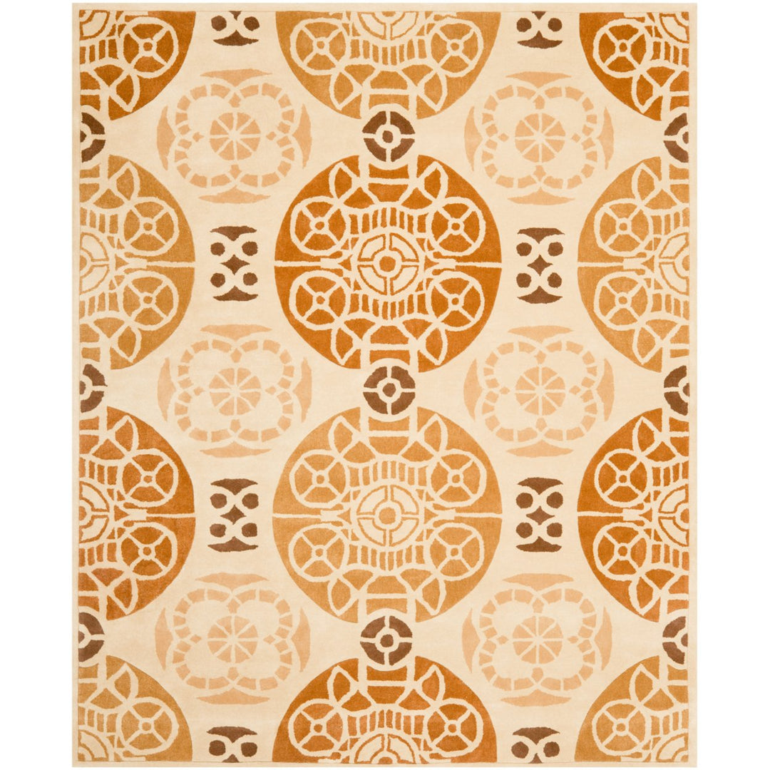 SAFAVIEH Capri CPR353B Handmade Gold / Multi Rug Image 1