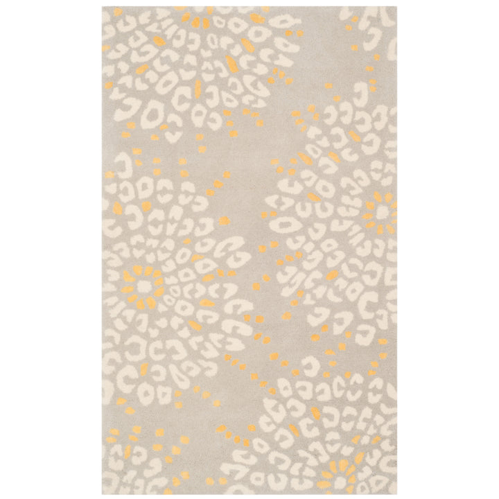 SAFAVIEH Capri CPR355A Handmade Grey / Ivory Rug Image 6