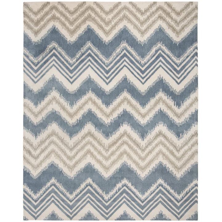 SAFAVIEH Capri CPR445A Handmade Blue / Ivory Rug Image 1