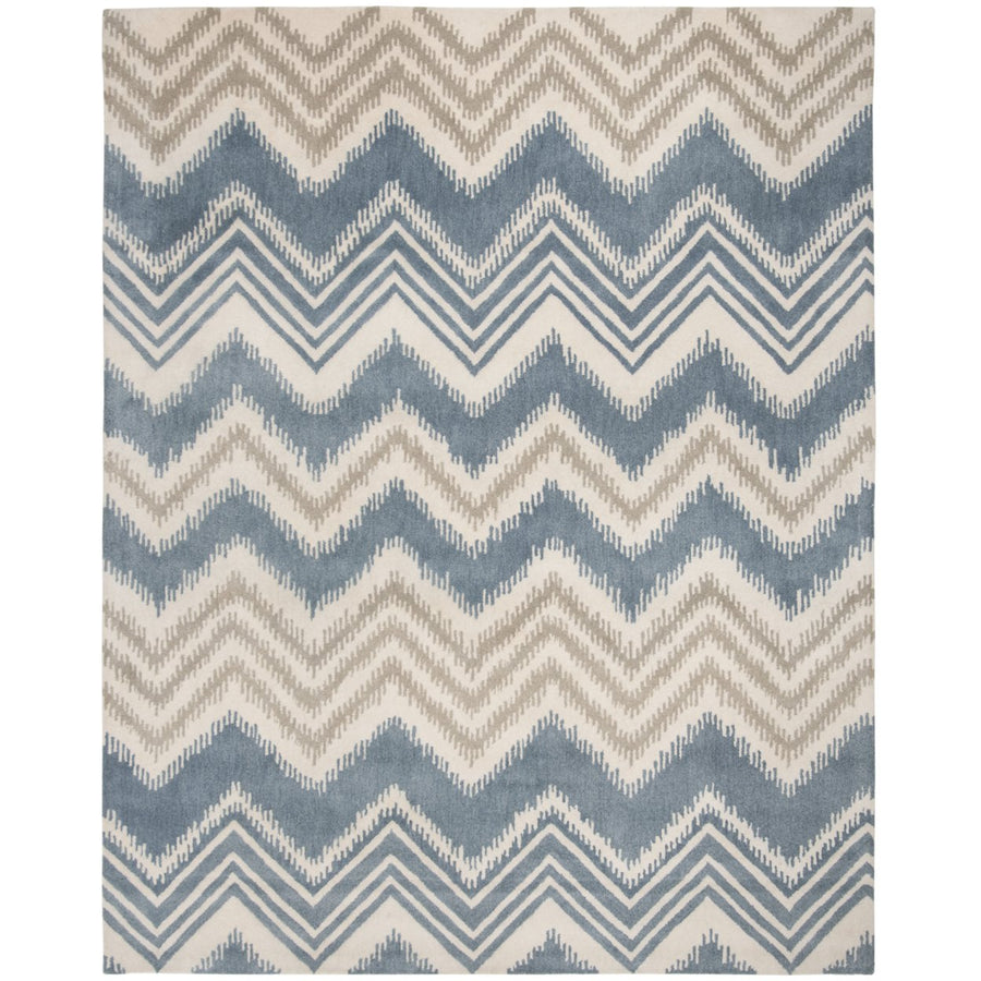 SAFAVIEH Capri CPR445A Handmade Blue / Ivory Rug Image 1