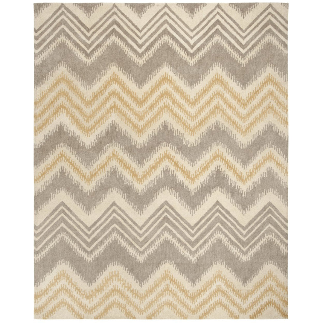 SAFAVIEH Capri Collection CPR445B Handmade Grey/Gold Rug Image 1