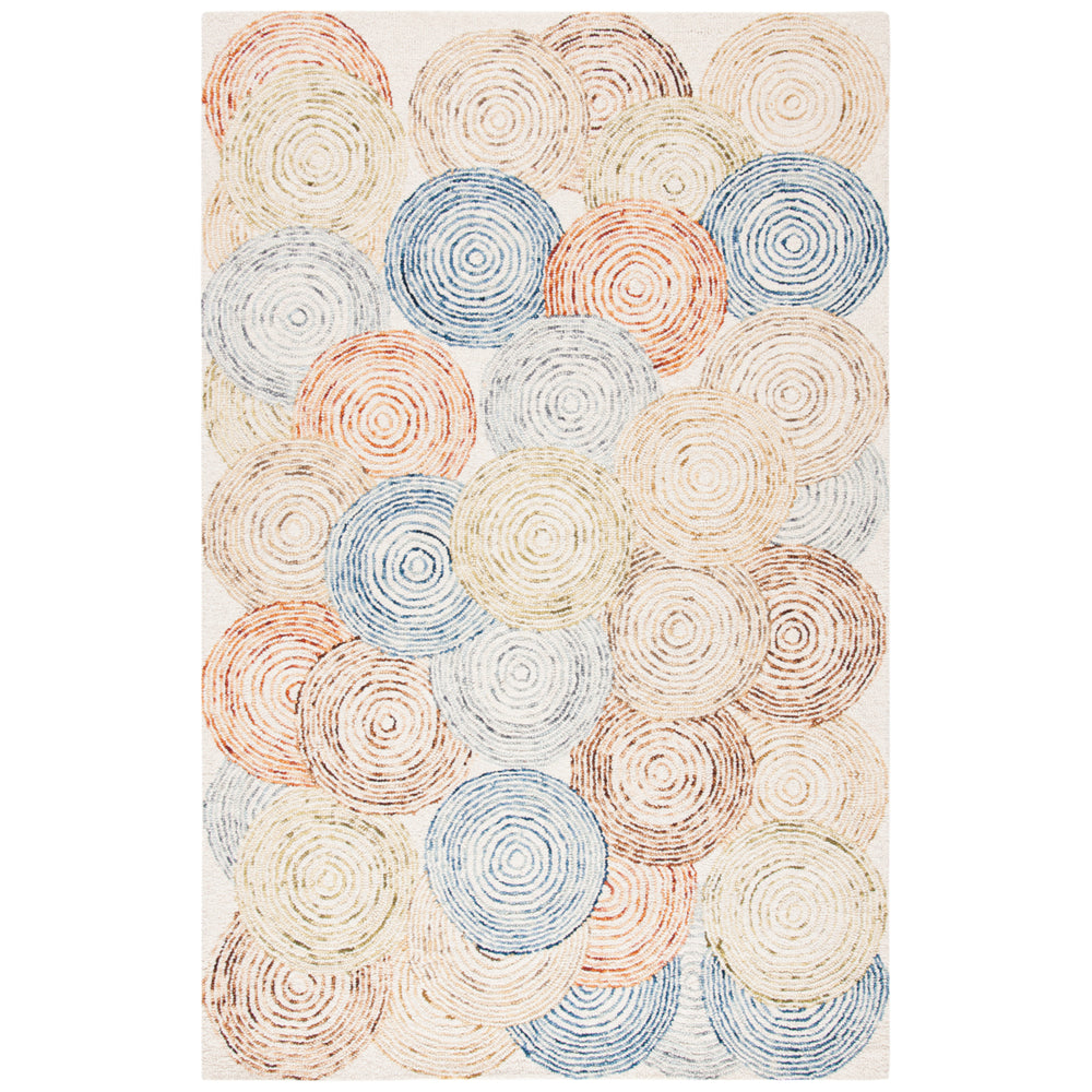 SAFAVIEH Capri CPR501A Handmade Ivory / Blue Rug Image 2