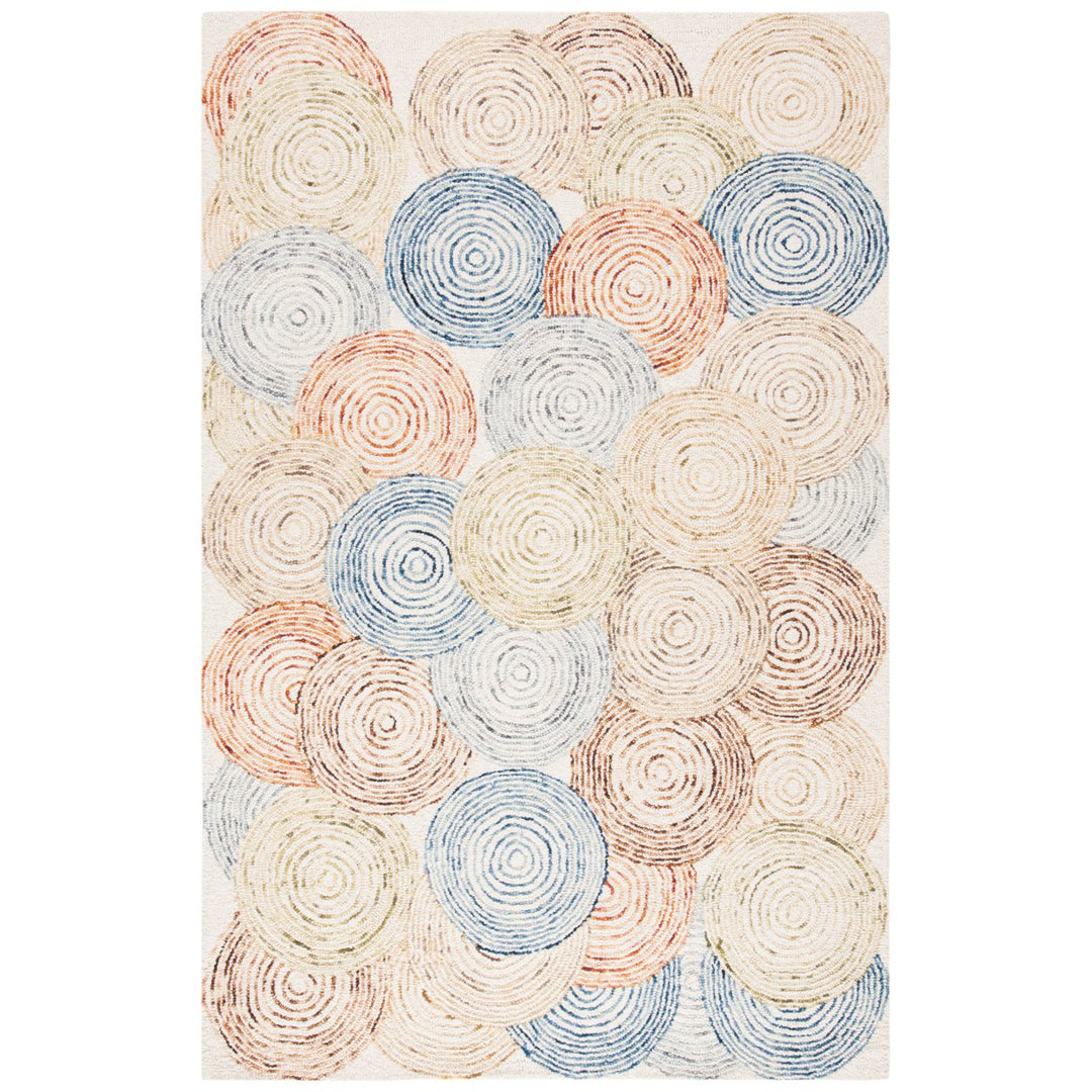 SAFAVIEH Capri CPR501A Handmade Ivory / Blue Rug Image 1