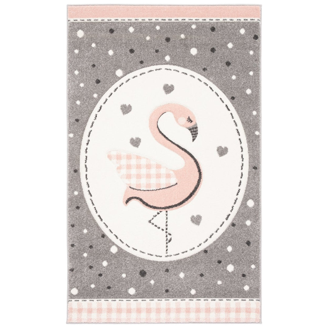 SAFAVIEH Carousel Kids Collection CRK154P Pink/Ivory Rug Image 8