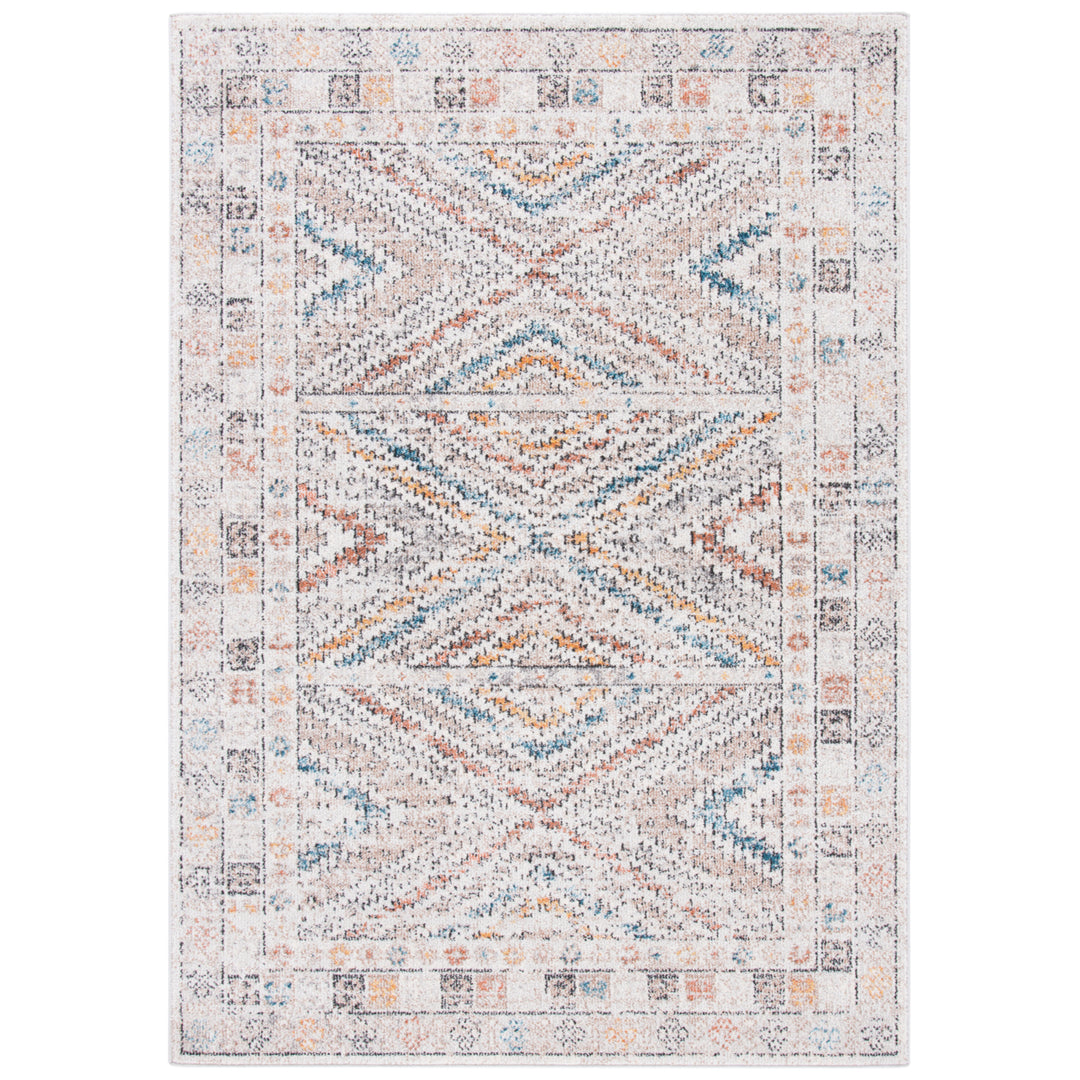 SAFAVIEH Crystal Collection CRS321A Ivory/Grey Rug Image 1