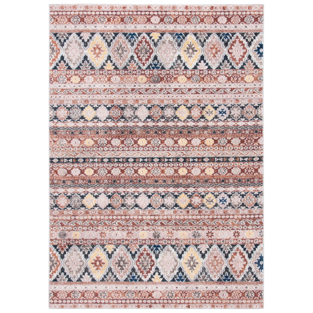 SAFAVIEH Crystal Collection CRS323P Rust/Ivory Rug Image 1