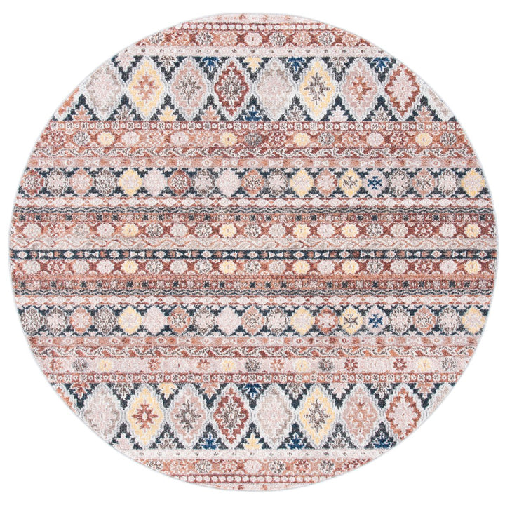 SAFAVIEH Crystal Collection CRS323P Rust/Ivory Rug Image 4