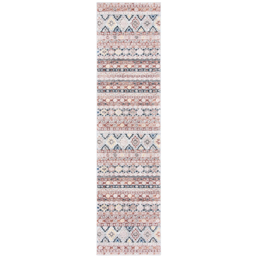 SAFAVIEH Crystal Collection CRS323P Rust/Ivory Rug Image 1