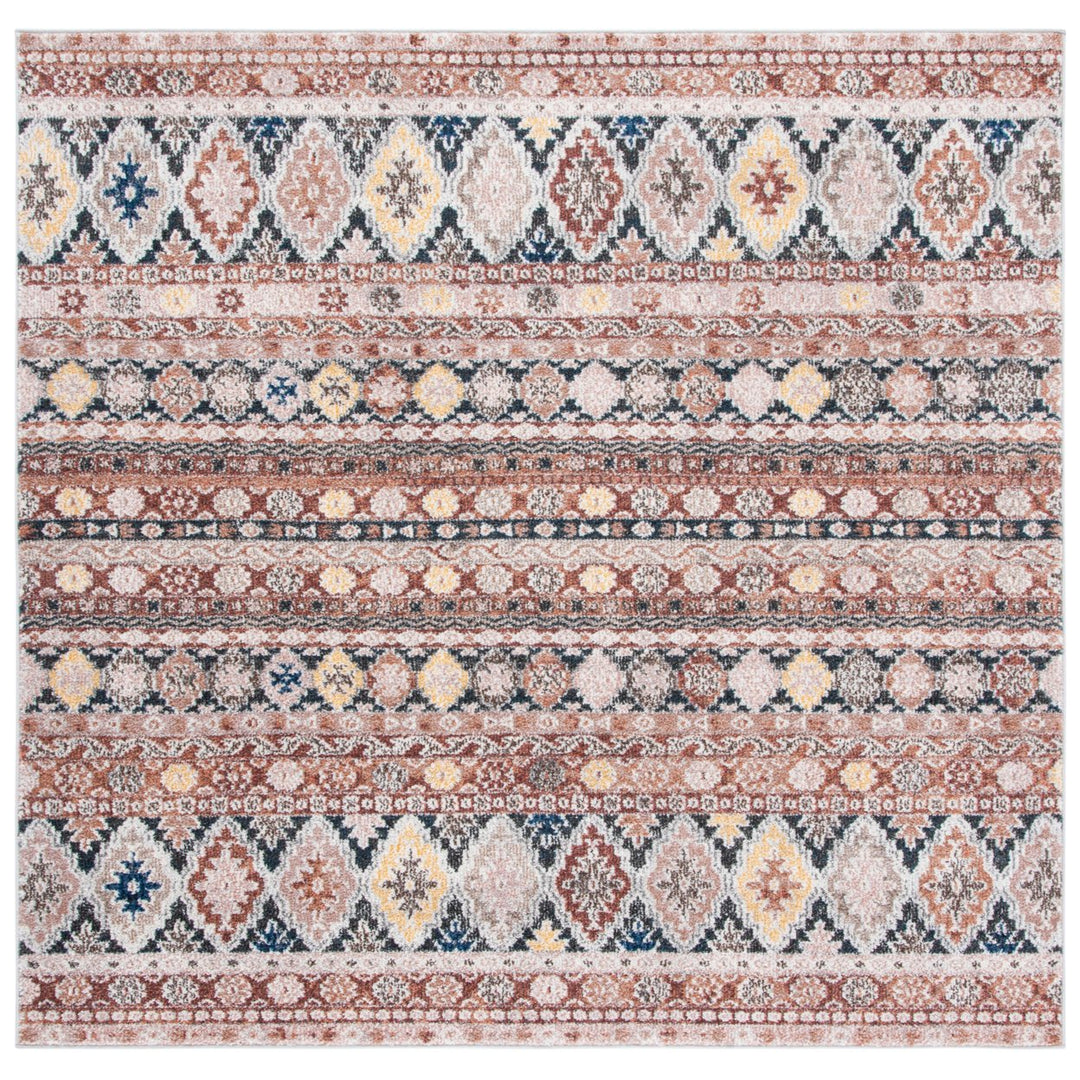 SAFAVIEH Crystal Collection CRS323P Rust/Ivory Rug Image 6