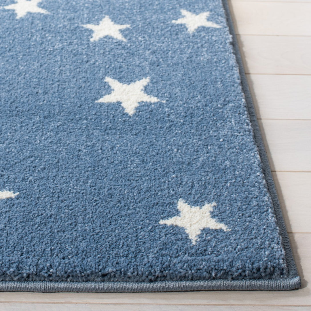 SAFAVIEH Carousel Kids CRK135L Light Blue / Grey Rug Image 7