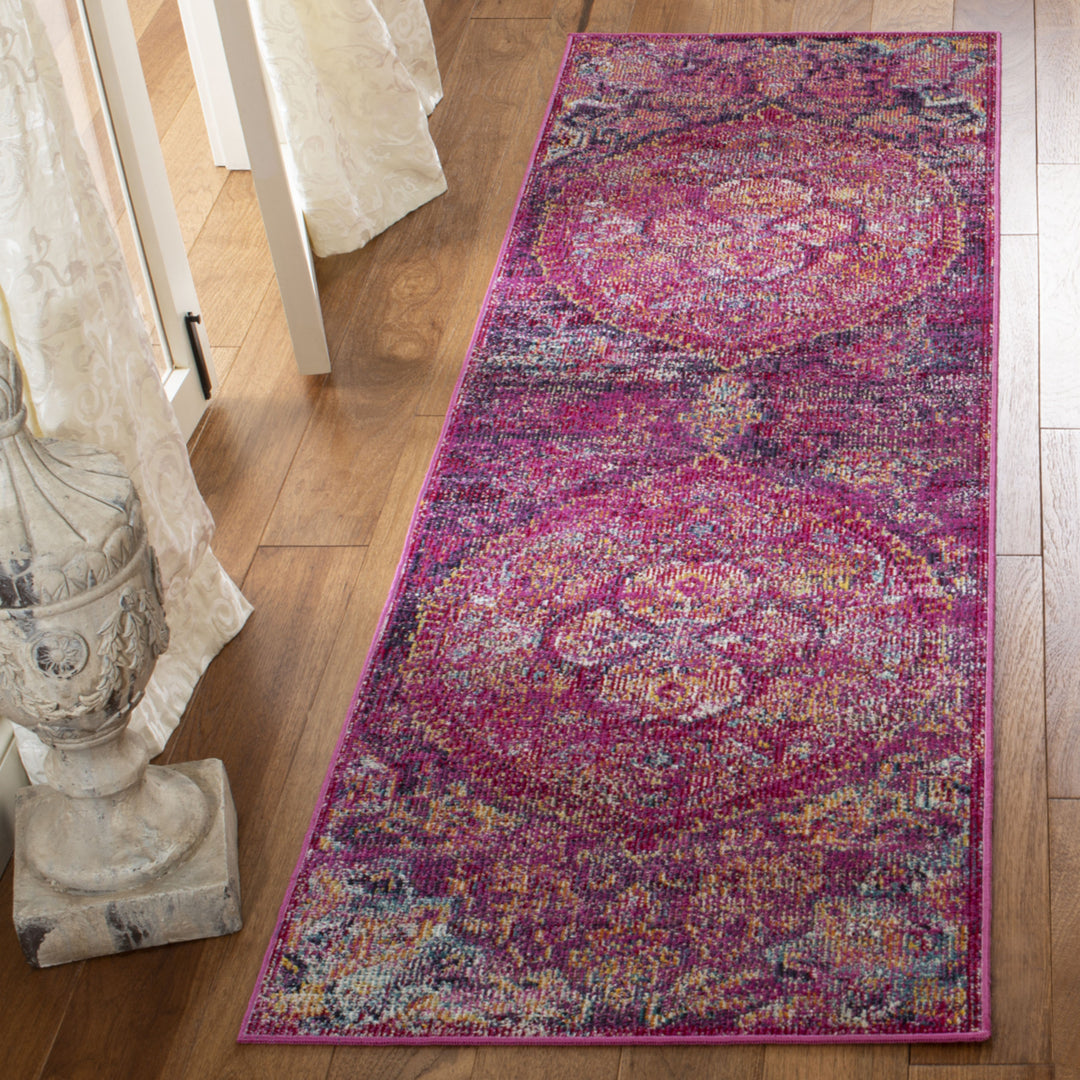 SAFAVIEH Crystal CRS512S Fuchsia / Purple Rug Image 3