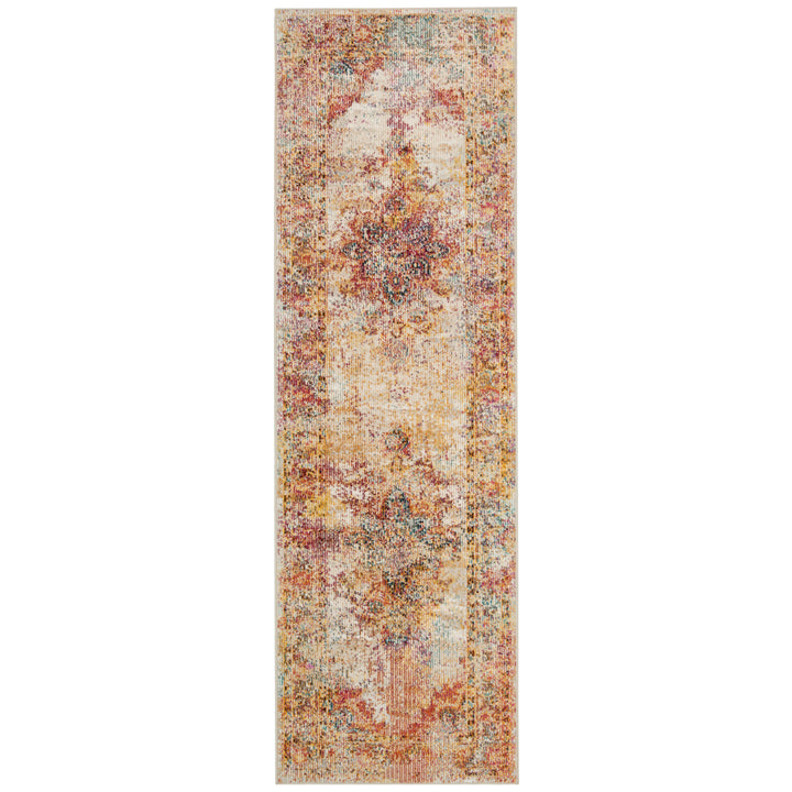 SAFAVIEH Crystal Collection CRS508V Cream/Rose Rug Image 5