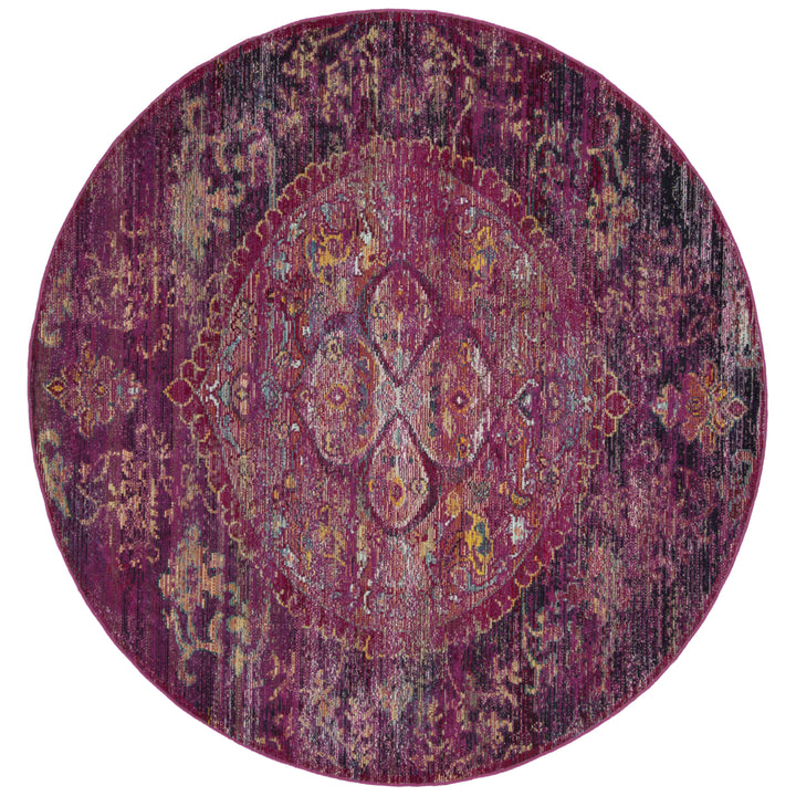 SAFAVIEH Crystal CRS512S Fuchsia / Purple Rug Image 4