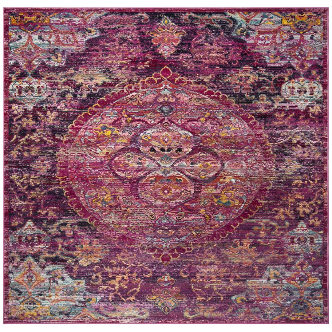 SAFAVIEH Crystal CRS512S Fuchsia / Purple Rug Image 6