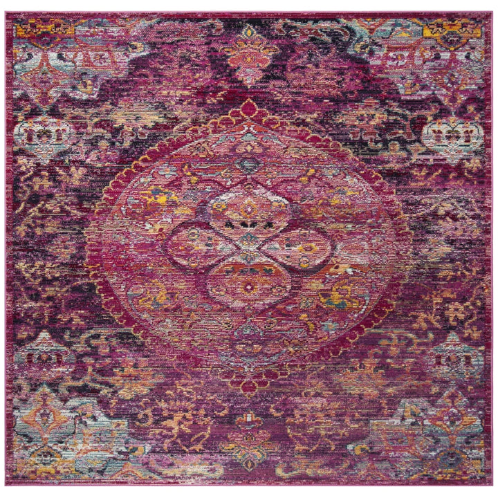 SAFAVIEH Crystal CRS512S Fuchsia / Purple Rug Image 6